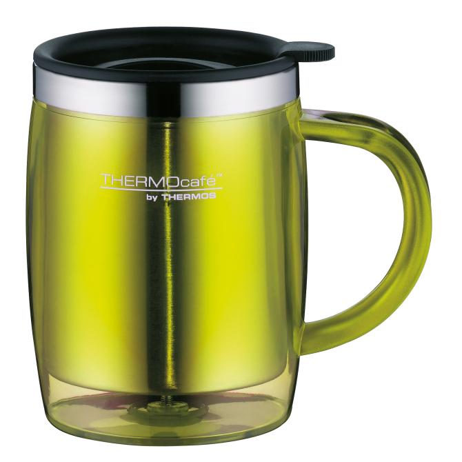 ThermoCafé by, Bürotasse Desktop Mug, Kunststoff limette,0.3 