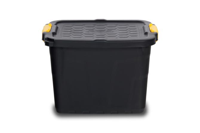 Heavy Duty Staubox mit Rädern und Deckel 42 Liter 
