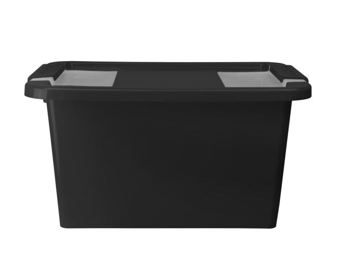 Deckel Aufbewahrungsbox Klipp Box S schwarz schwarz 