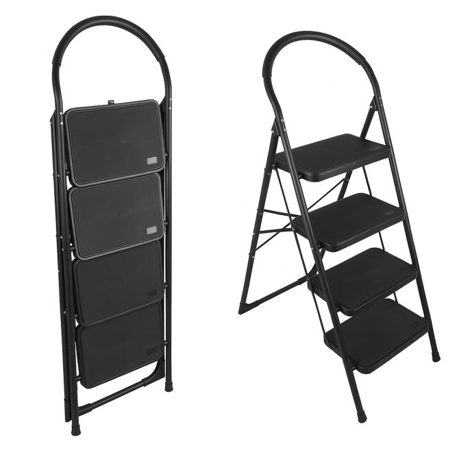 Trittleiter 4 Stufen, klappbar Hugo 