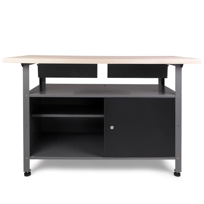 Werkbank Fritz 120cm Melamin Arbeitsplatte Werktisch 