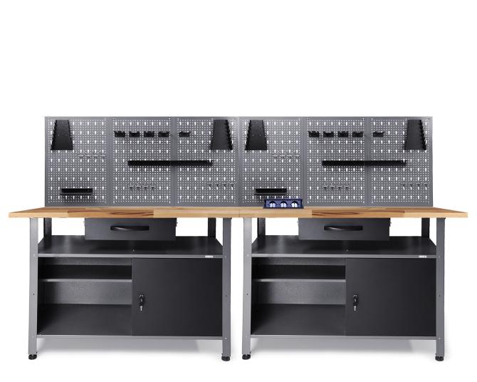 Werkstatt Set Klaus 240 cm 2 Schränke  