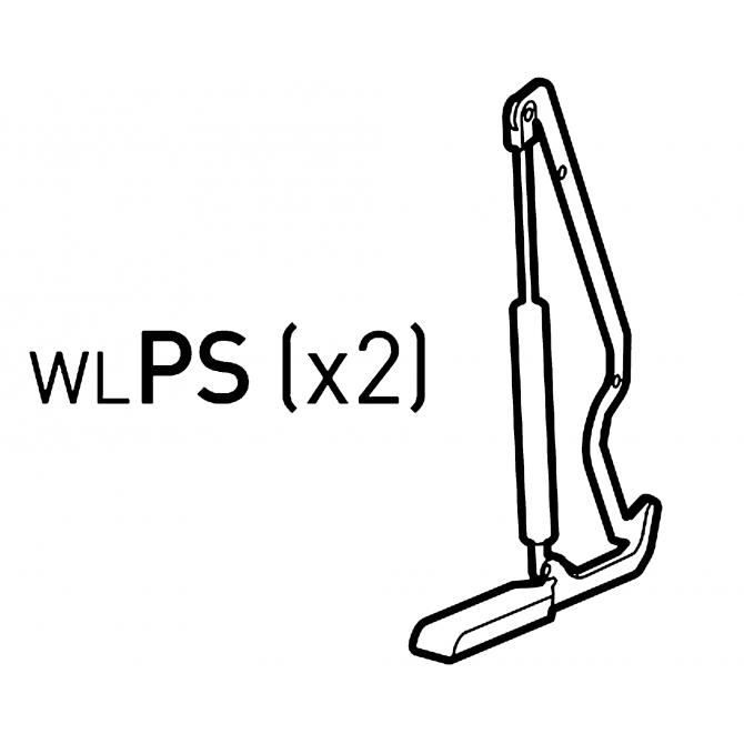 Gasdruckdämpfer 2er Set Keter Arc & Max Teil WLPS 140N