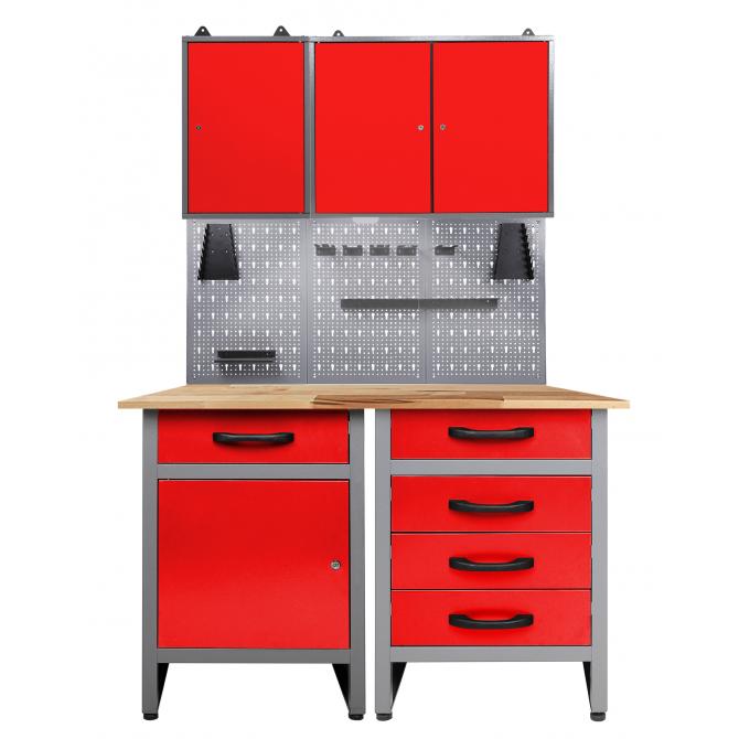 Werkstatt Set Uwe 240cm Komplett Lochwand & Steckdose Günstig