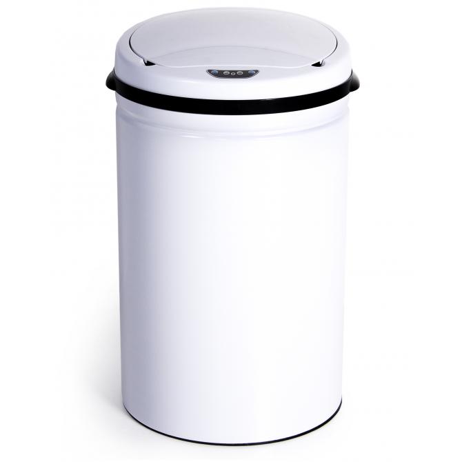 ONDIS24 Mülleimer mit Sensor 30 Liter Weiß öffnet automatisch