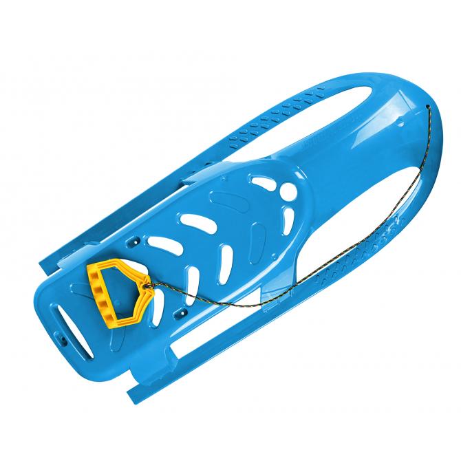 ONDIS24 Kinderschlitten Rennrodel Bob Bullet mit Metallkufen blau