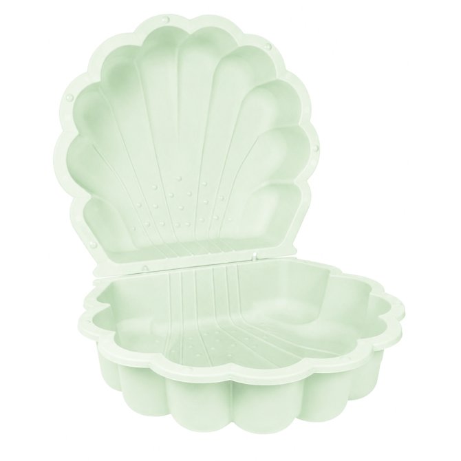 Sandkasten Muschel Wassermuschel pastelgrün 87 cm 