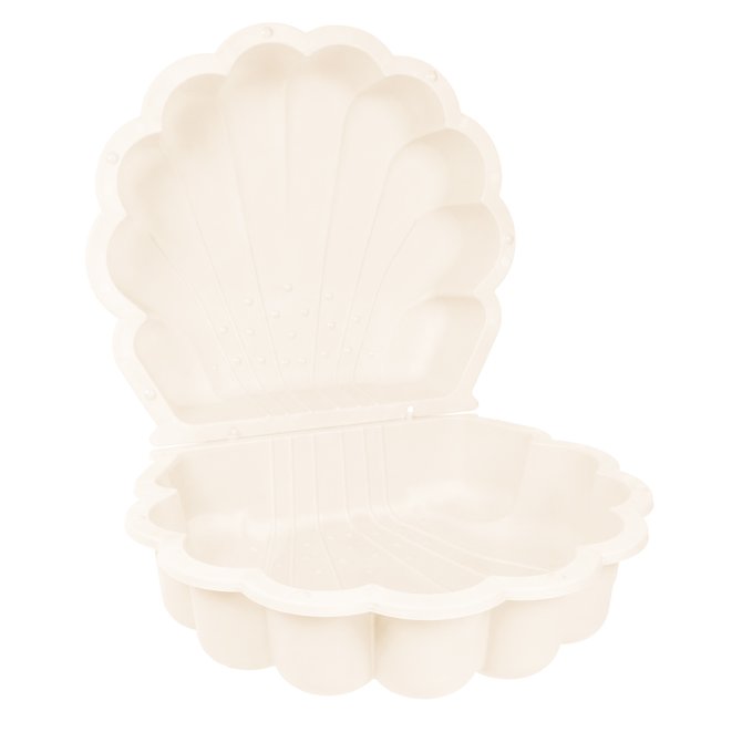 Sandkasten Muschel Wassermuschel pastelbeige 87cm 