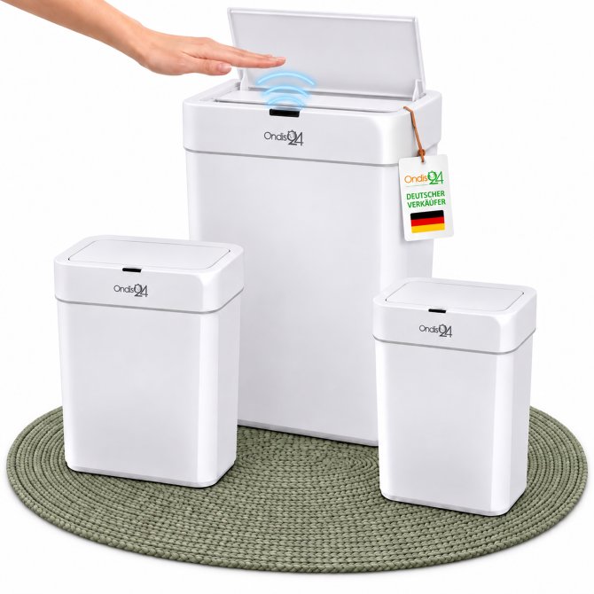 Sensor Mülleimer Set 50&12&16L 
