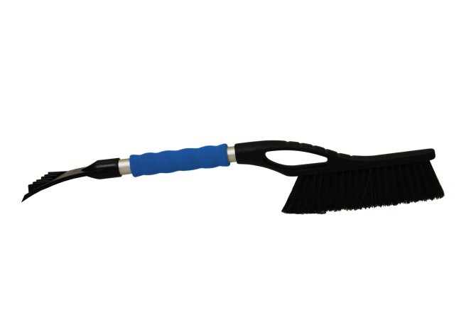 Eiskratzer Besen Aluminium 55 cm blau 