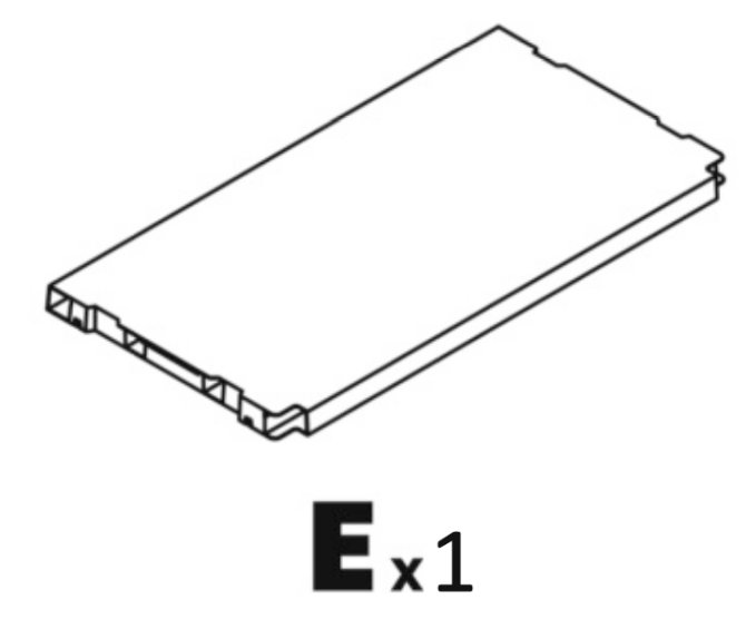 HERO BS Teil E Fachboden/Einlegeboden 