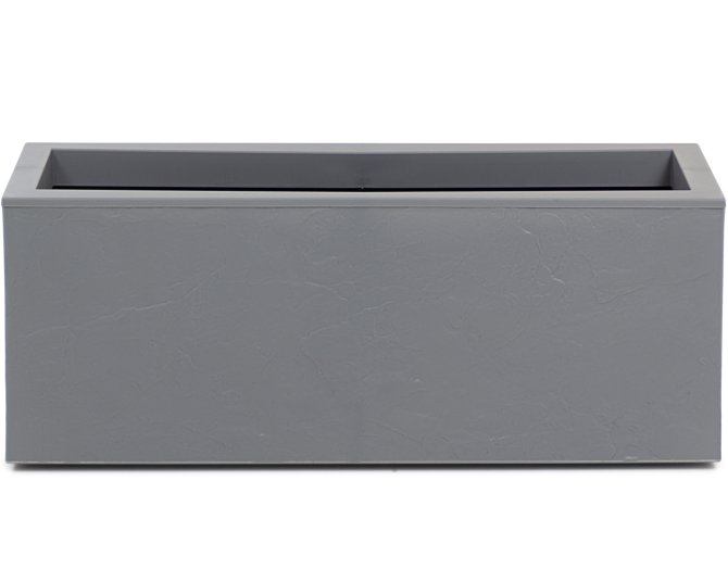 Balkonkasten Vulkan 25 L grau grau