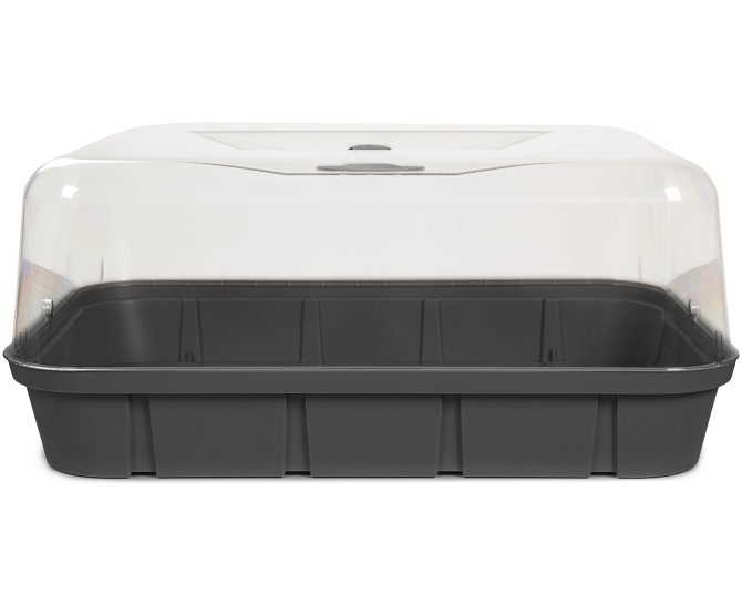 Frühbeet Anzucht Gewächshaus 16 L anthrazit anthrazit