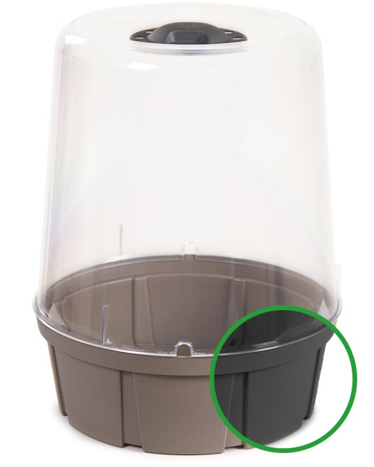 Frühbeet Anzucht Gewächshaus rund 