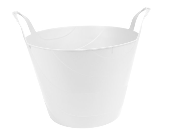 Kleiderkorb Wäschekorb Flexi Tub Billy 30 L weiß 