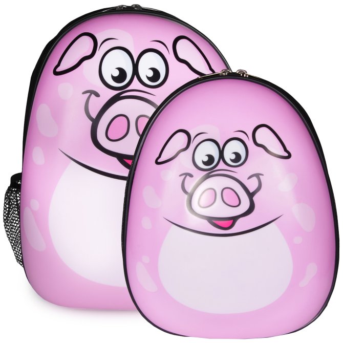 Kinderrucksack Set Schwein & Schwein 