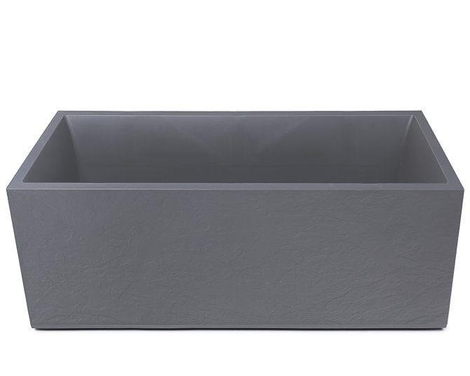 Pflanzkübel Vulkan 100 Pierre hellgrau grau