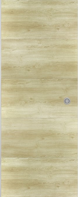 Schiebetür mit Schiene SLIDE 93 cm Eiche beige 