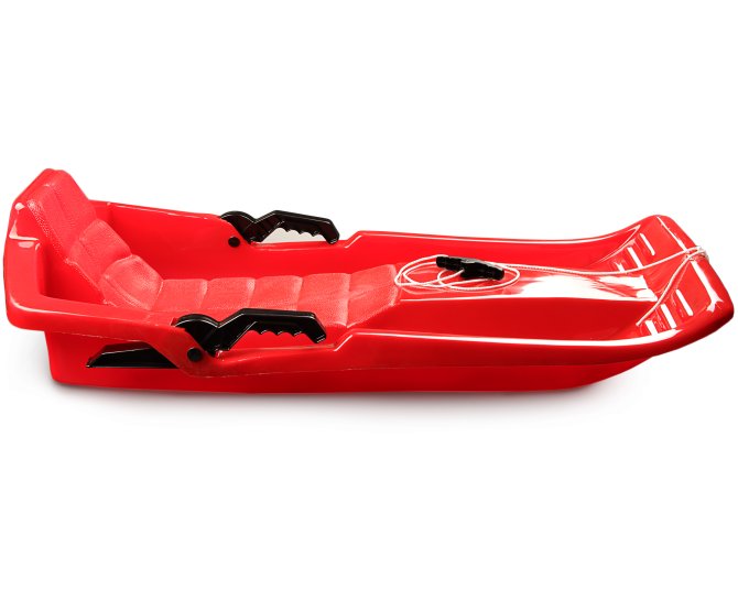 Schlitten Basic Rodel rot 2-sitzer 88 cm 