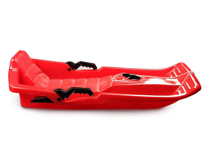 Schlitten Basic Rodel rot 1-sitzer 76 cm 