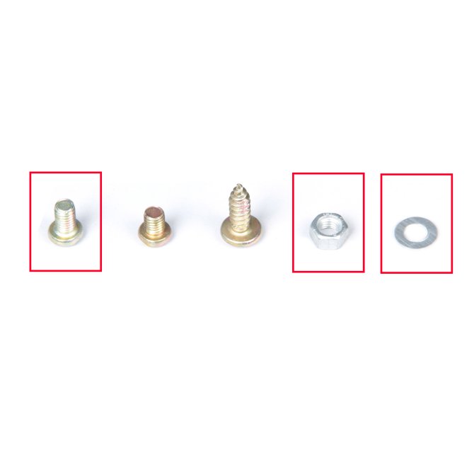 Metrische Schraube M5x8 (Schraube, Mutter, Unterl.) (xxx) 