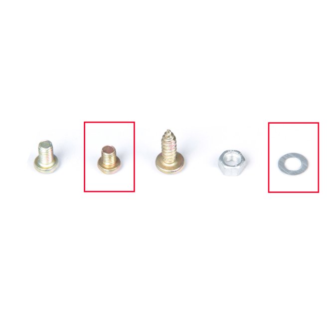 Metrische Schraube M5x6 (Schraube, Mutter, Unterlegscheibe) 