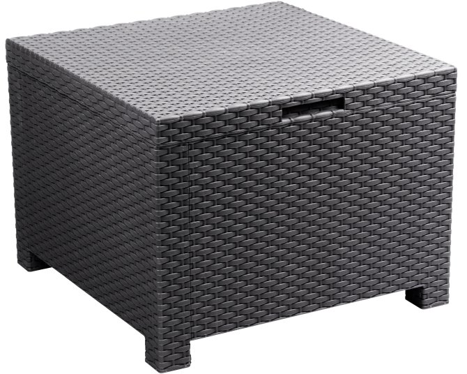 Tisch Artemide anthrazit mit Staufach 130 Liter 