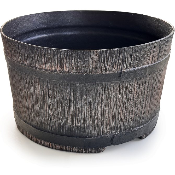 Blumenkübel Eiche Optik 40 Liter extrem robust Pflanzkübel 