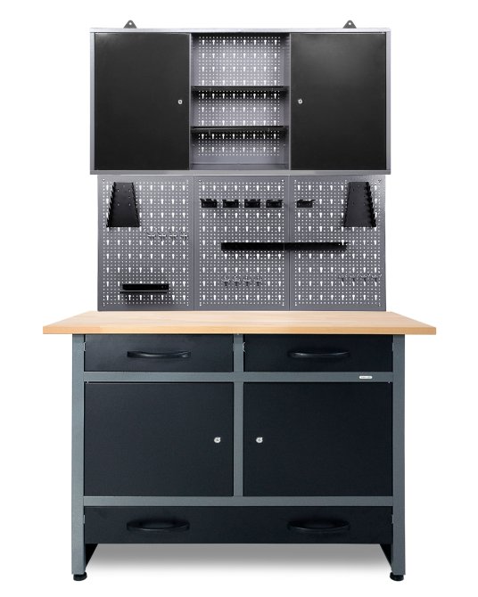 Werkstatt Set Werner Plus 120 cm 1 Schrank 