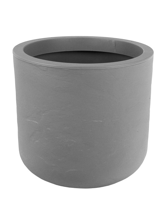 Pflanzkübel Blumenkübel Vulkan rund 40cm grau 