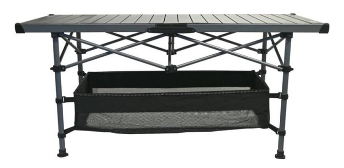 Faltbarer Aluminum Camping-Klapptisch mit Netz 