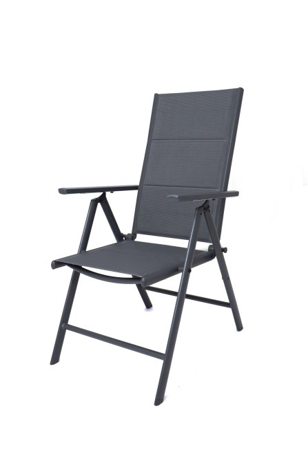 Klappsessel Vinoro Hochlehner Gartensessel anthrazit 