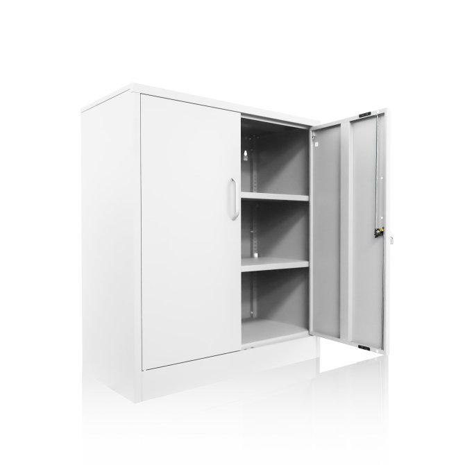 Metallbeistellschrank Universal Lagerschrank Stefan, weiß 