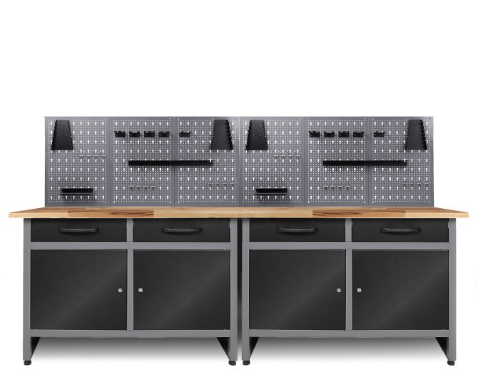 Werkstatt Set Werner 240cm + 2 Jochen 