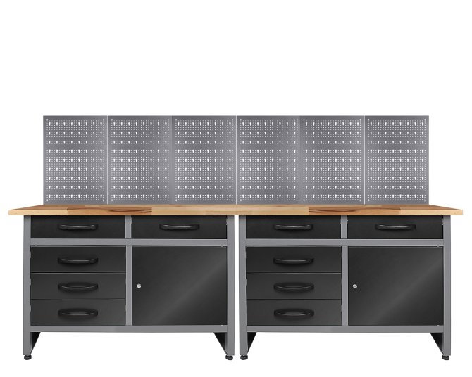 Werkstatt Set Holger 240cm + 6LW 