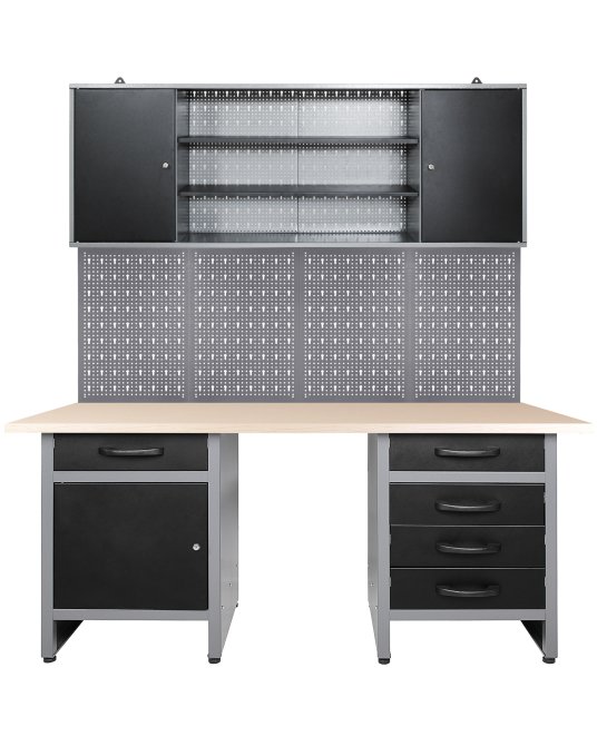Werkstatt Set Harry 160 cm mit Sitzraum Melamin 
