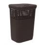 ONDIS24 Wäschekorb Rattan 60 L braun