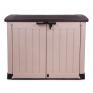 ONDIS24 Keter Mülltonnebox Geräteschuppen Gartenbox ARC beige