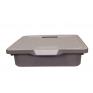 ONDIS24 Kreo Box ohne Deckel 7.5 Liter grau-weiß