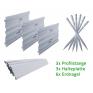 ONDIS24 Beeteinfassung Aluminium 6m Set 600x15cm MAXI