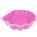 Sandkasten Muschel Wassermuschel pink 87 cm mit Plane