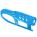 Kinderschlitten Rennrodel Bob Bullet mit Metallkufen blau