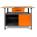 Werkstatt Set Ecklösung Simple One 85 cm orange Buche