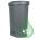 Mülleimer Treteimer Abfalleimer Abfallbehälter 45L grau