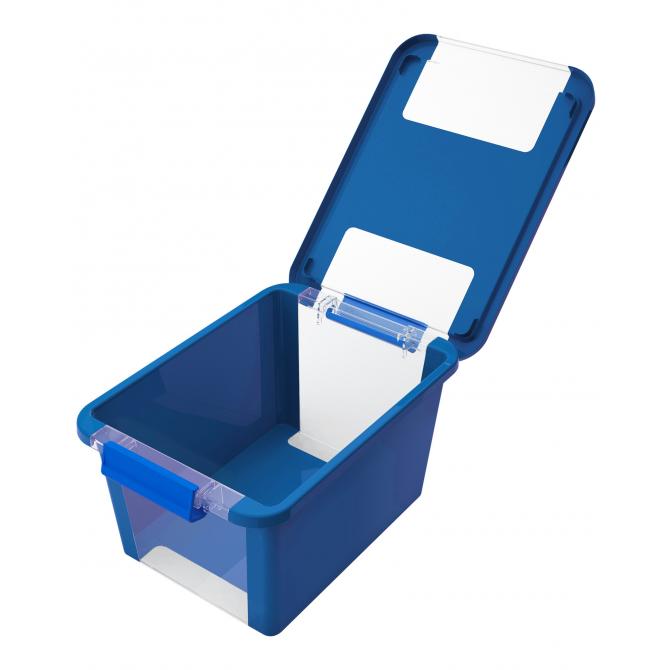 ONDIS24 Aufbewahrungsbox Klipp Box XS blau