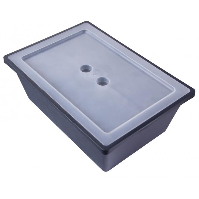 ONDIS24 Aufbewahrungsbox System Box XS grau/weiß