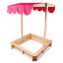 ONDIS24 Sandkasten Holz mit Sonnendach