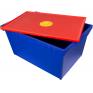 ONDIS24 Aufbewahrungsbox System Box M blau/rot