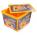 Aufbewahrungsbox C Box Cube Design Fast Food mit Deckel