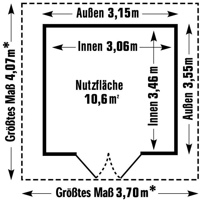 ONDIS24 Grosfillex Gartenhaus Schuppen Kunststoff Metall grau H 11
